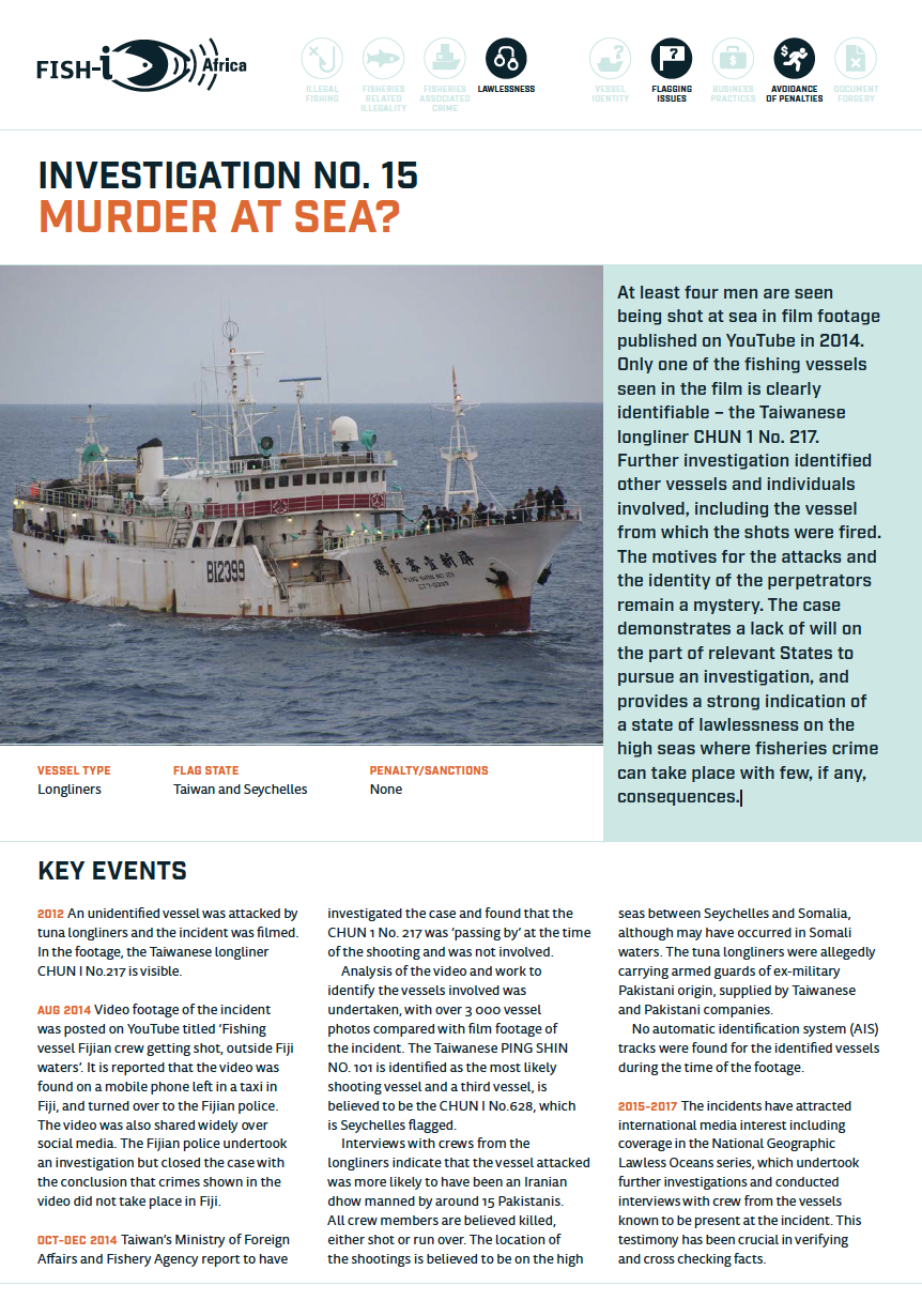 Murder at sea?