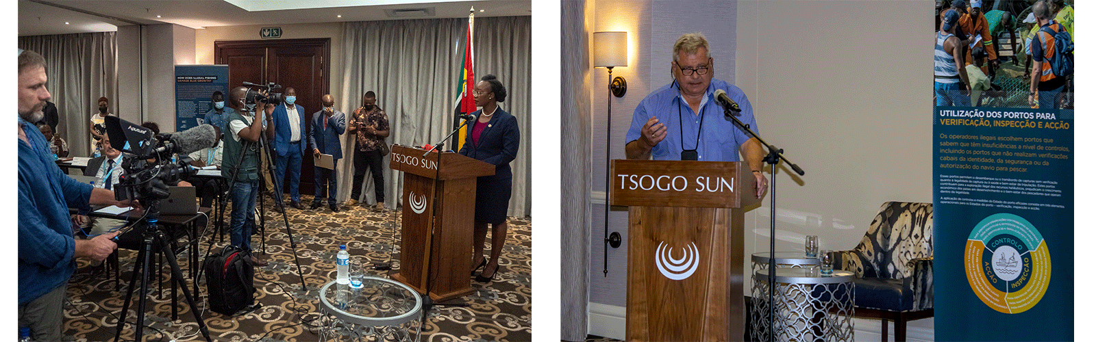 Mozambique’s Minister of Sea, Inland Waters and Fisheries, Augusta Maita, demonstrated her support to fight illegal, unreported and unregulated (IUU) fishing