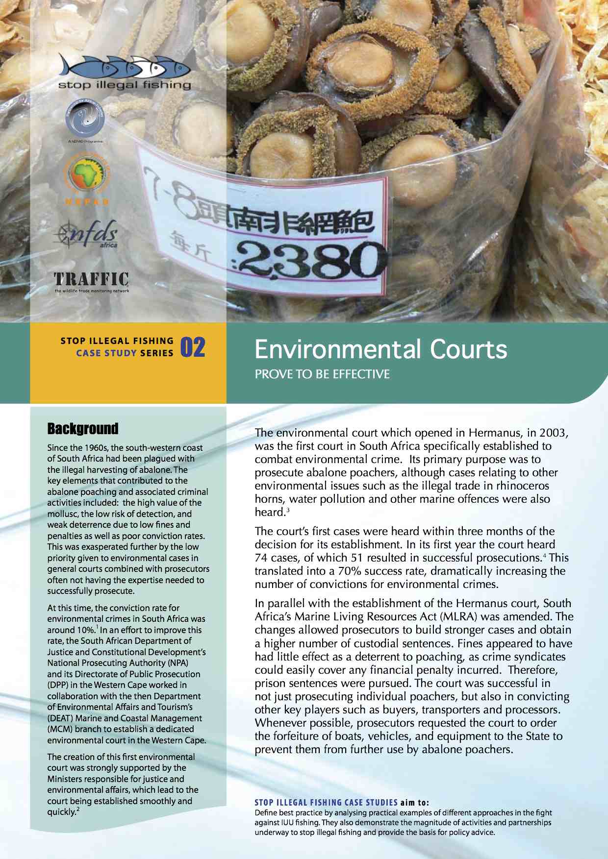 Front cover for Case Study 02: Environmental Courts Prove to be Effective