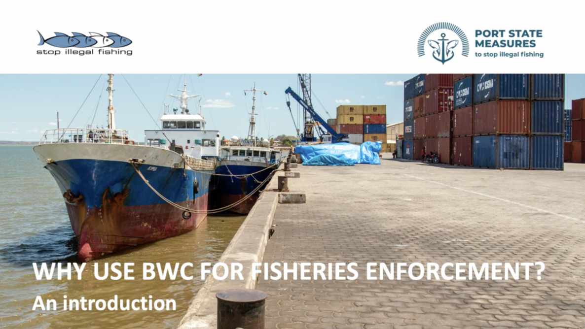 Front cover for Why use BWC for fisheries enforcement