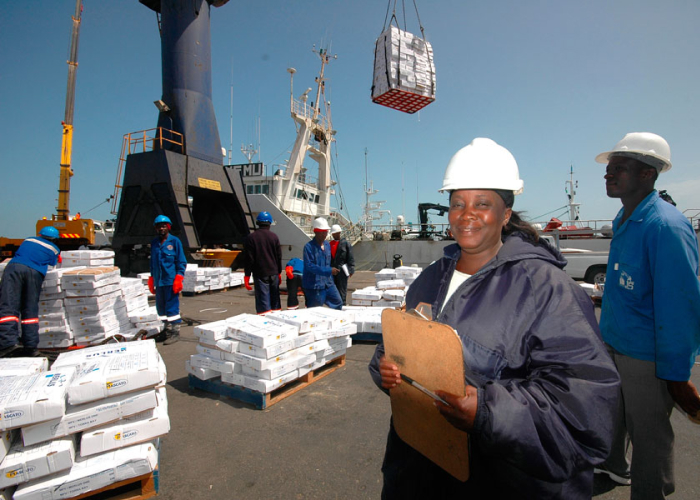 Front cover for A new report from PEW Environment Group on building capacity to close ports to illegal fishing vessels and their support vessels