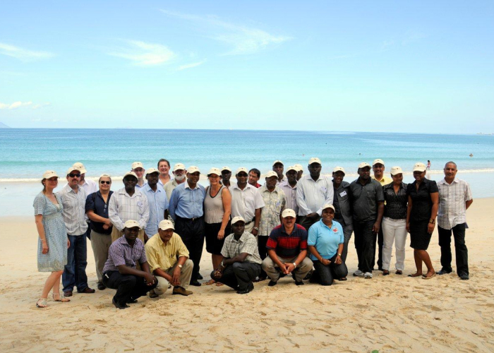Front cover for A new Stop Illegal Fishing initiative FISH-i Africa launched in the Seychelles – A regional partnership to combat fisheries crimes in Southeast Africa