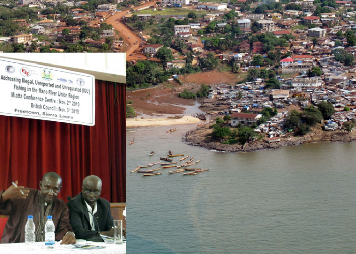 Front cover for Sierra Leone addressing IUU fishing in the Mano River Union region