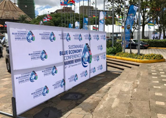 Front cover for Kenya hosts world’s first Sustainable Blue Economy Conference
