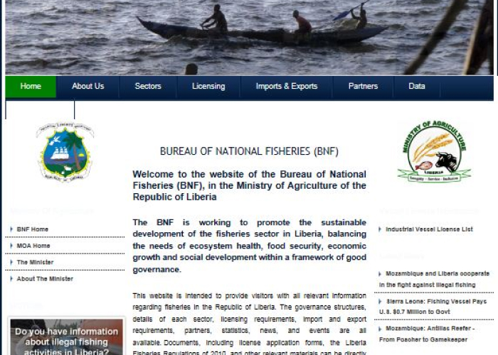 Front cover for Greater transparency for Liberia’s fisheries