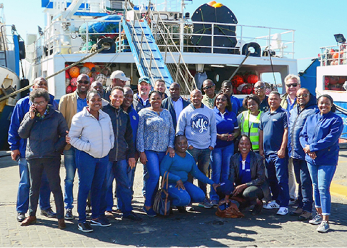 Front cover for National interagency workshop on implementing IUU port state measures in Namibia