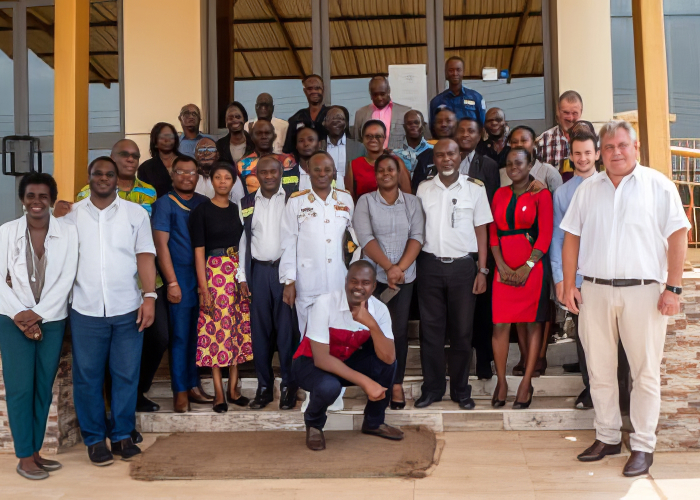 Front cover for Second meeting of the Ports Task Force Ghana