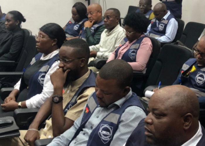 Front cover for Angolan fisheries inspectors receive further training from SADC Atlantic.