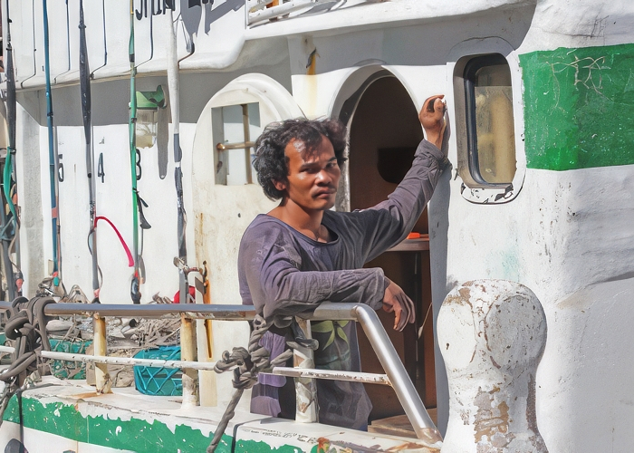 Front cover for Stop Illegal Fishing and Human Rights at Sea announce collaboration to raise awareness of human rights on fishing vessels