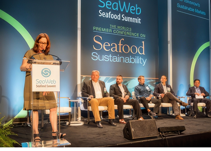 Front cover for Traceability and social issues dominate at SeaWeb Seafood Summit 2017