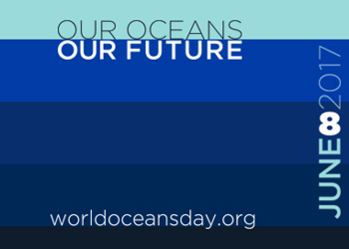 Front cover for 25 years of World Oceans Day 1992-2017