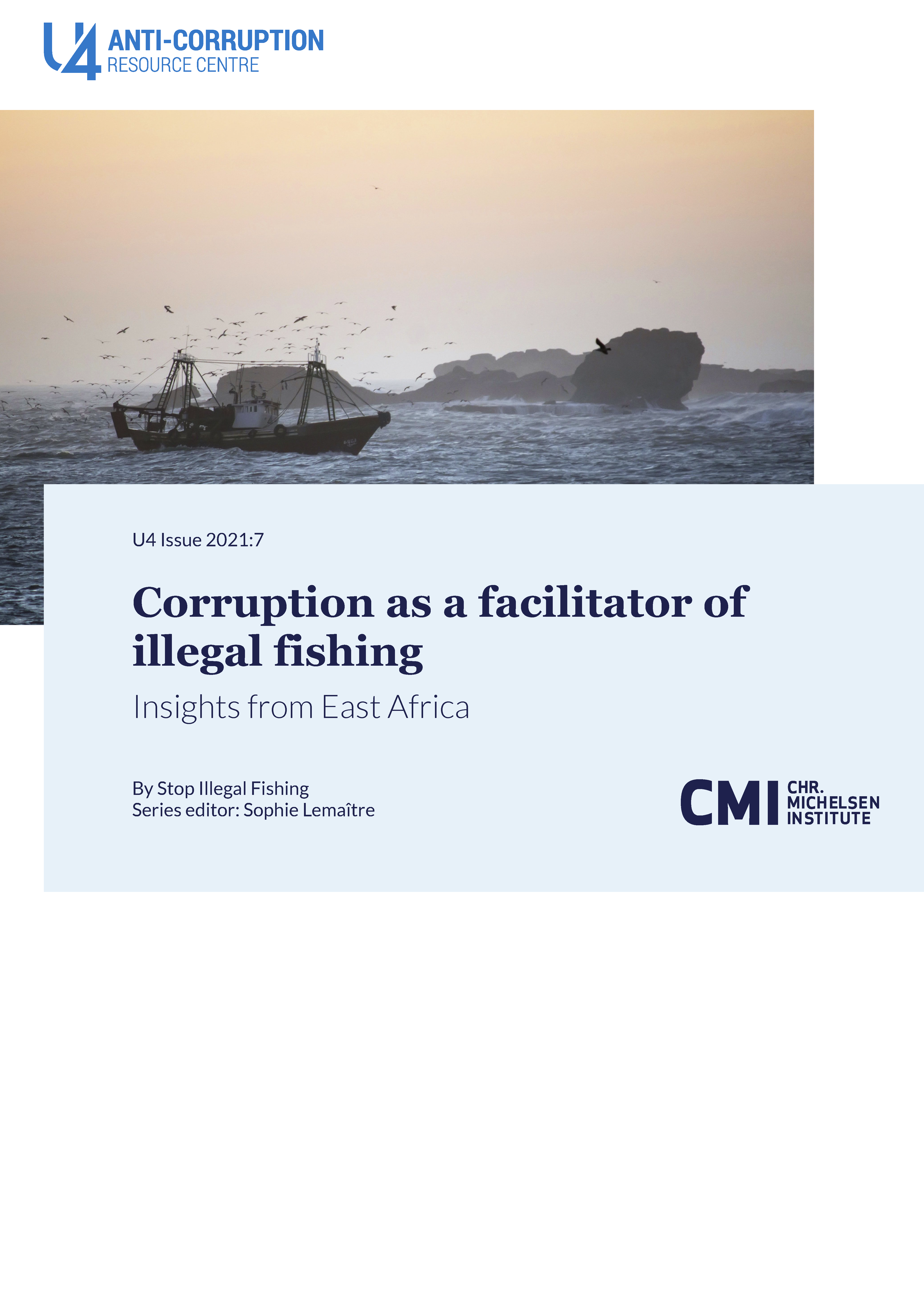 Front cover for Corruption as a facilitator of illegal fishing: Insights from East Africa