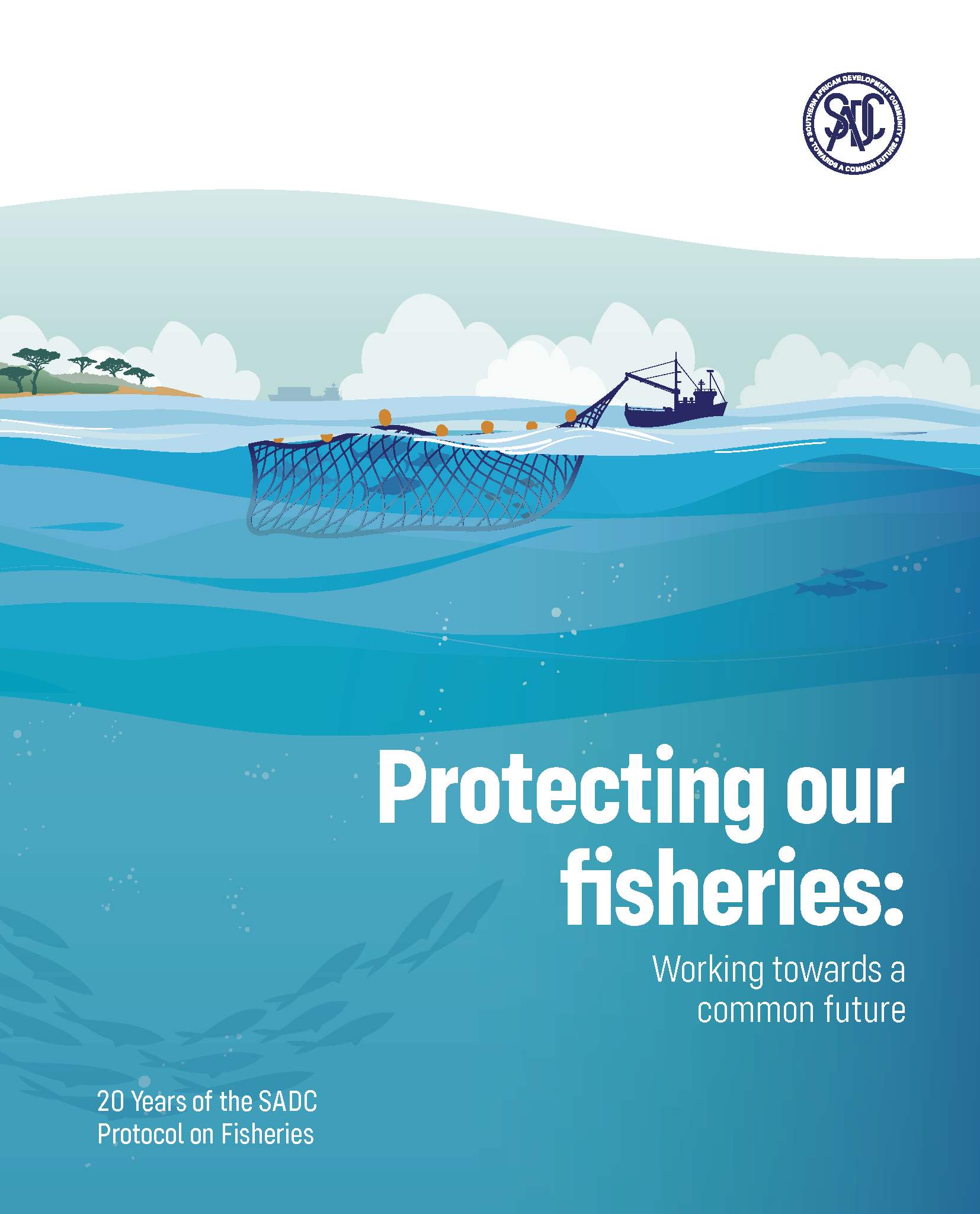 Front cover for Protecting our fisheries – working towards a common future